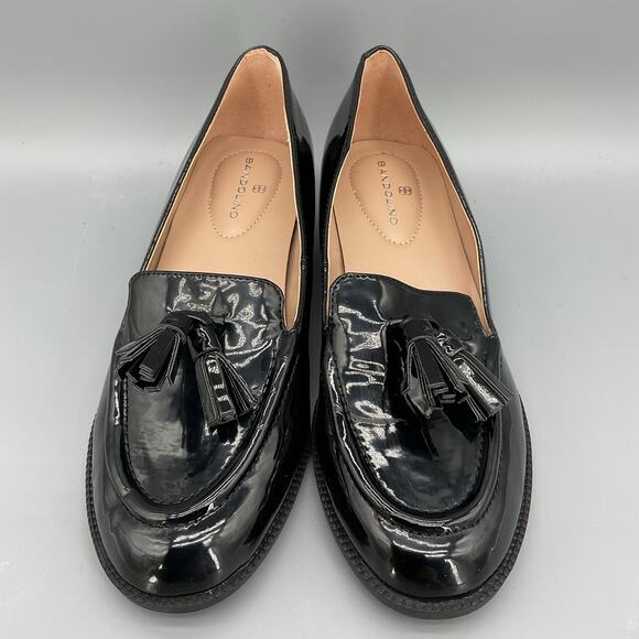 NEW Bandolino Women’s Linzer Patent Tassel Loafer Black Size 6M - Picture 3 of 10
